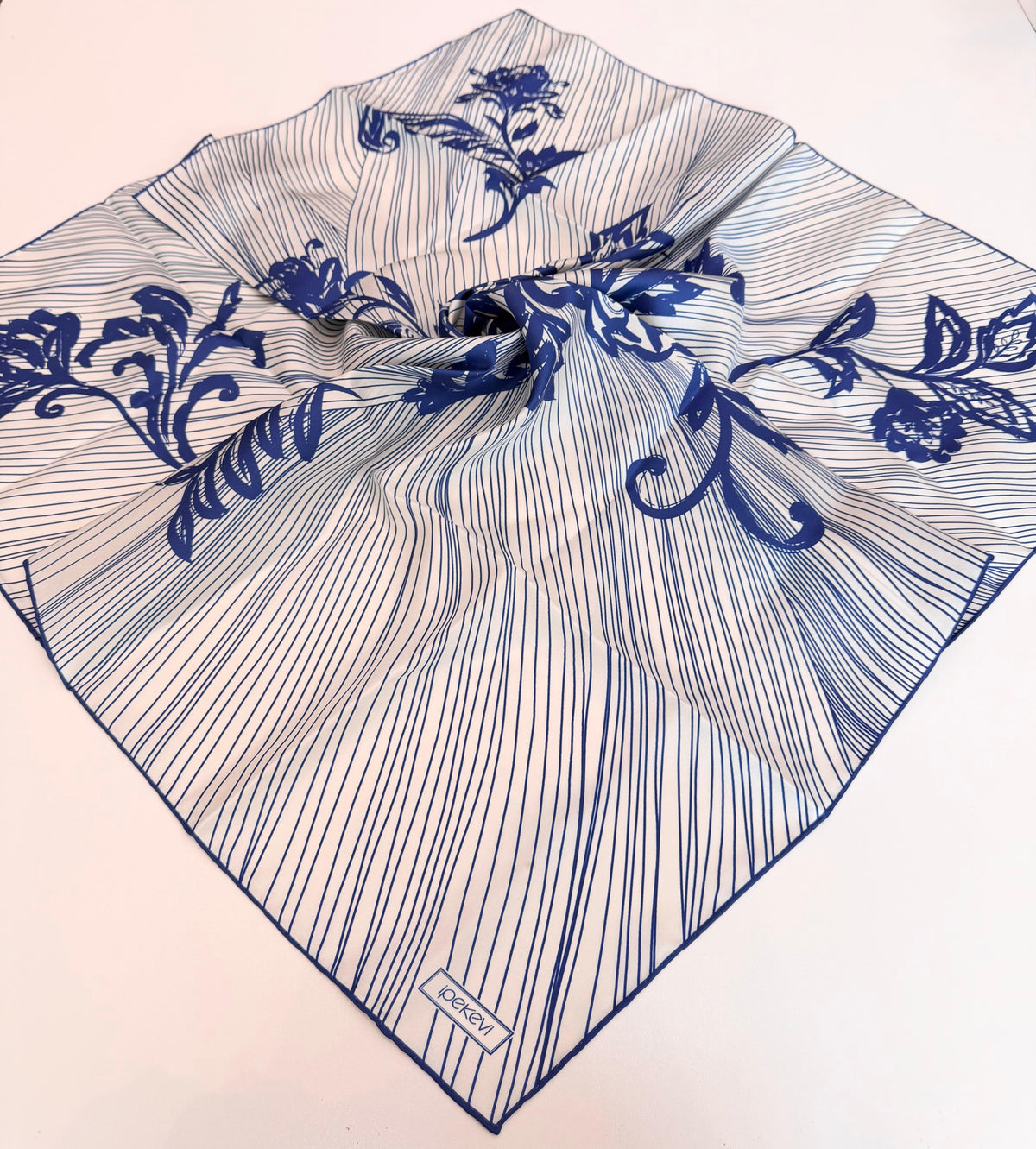 İPEKEVİ DANTELLİ KADİFE TİVİL İPEK EŞARP 1367