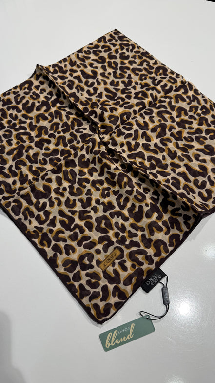 İPEKEVİ LEOPAR PAMUK EŞARP