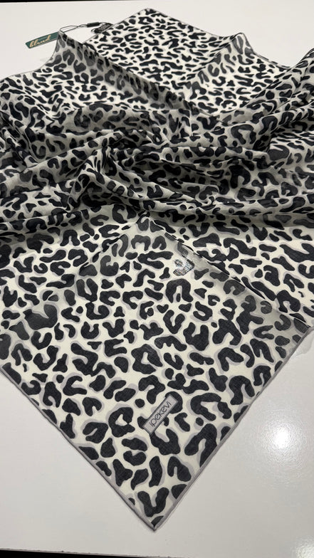 İPEKEVİ LEOPAR PAMUK EŞARP