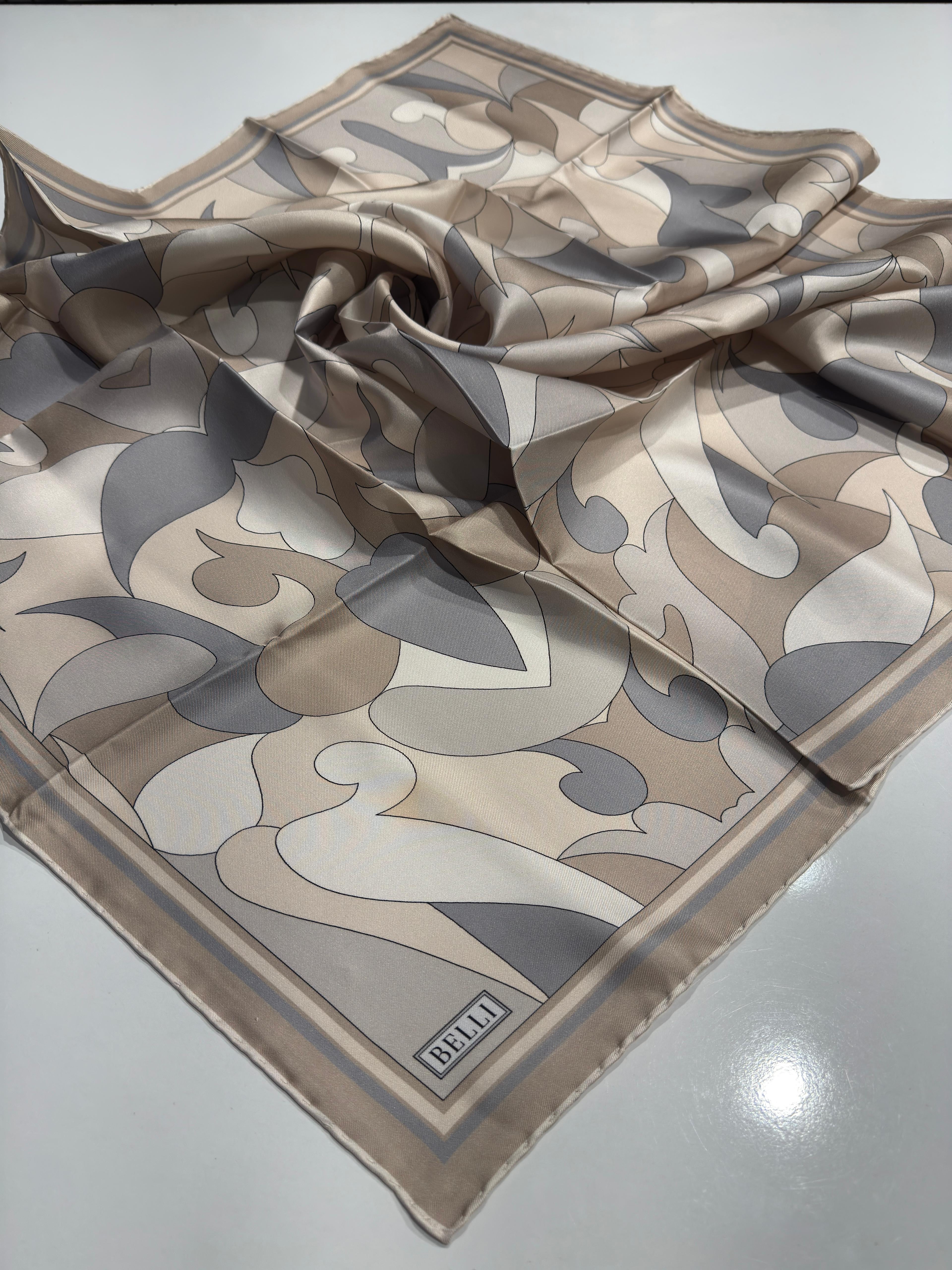 BELLİ TWİL İPEK EŞARP