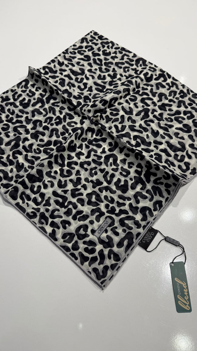İPEKEVİ LEOPAR PAMUK EŞARP