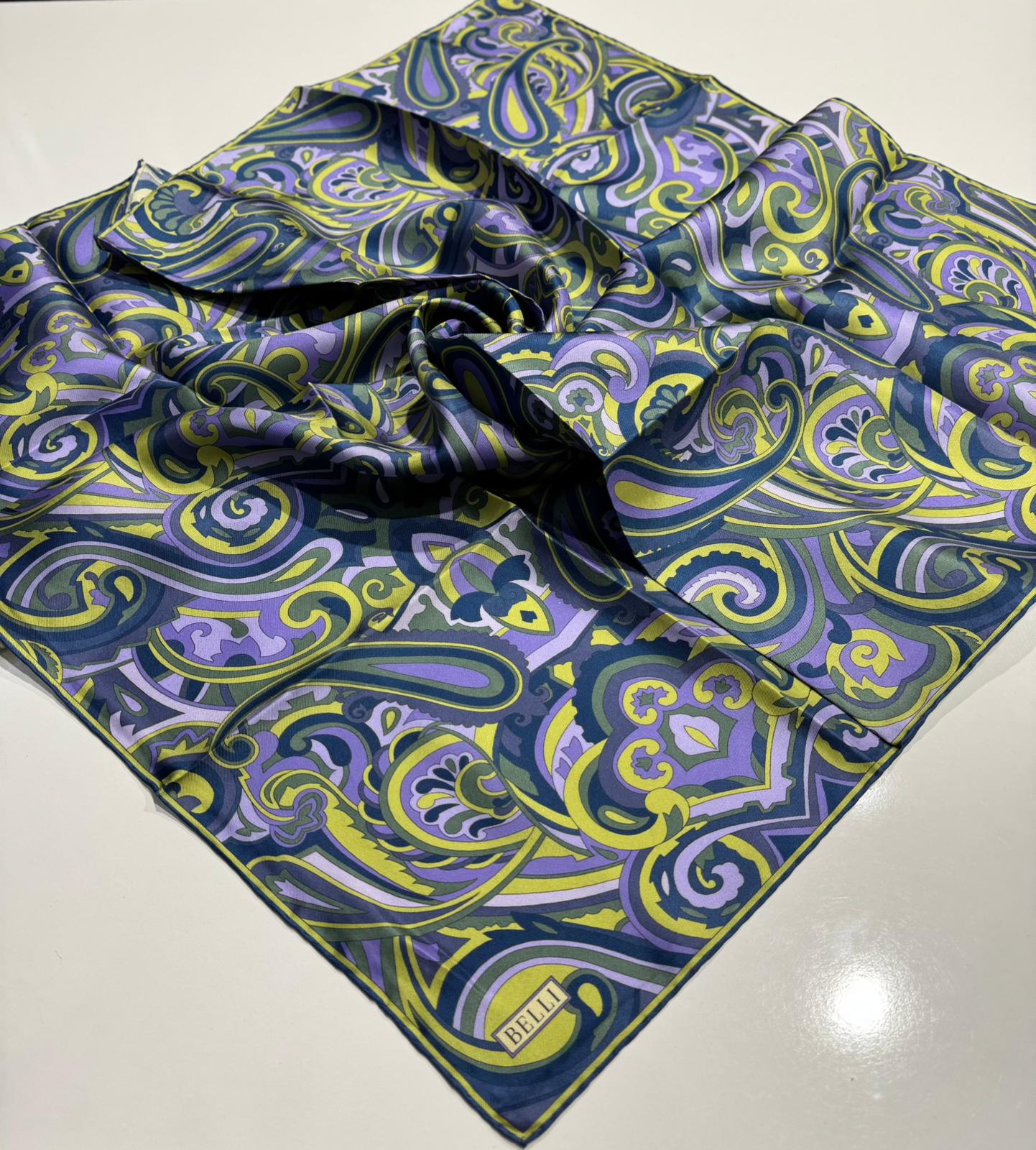 BELLİ TWİLL İPEK EŞARP