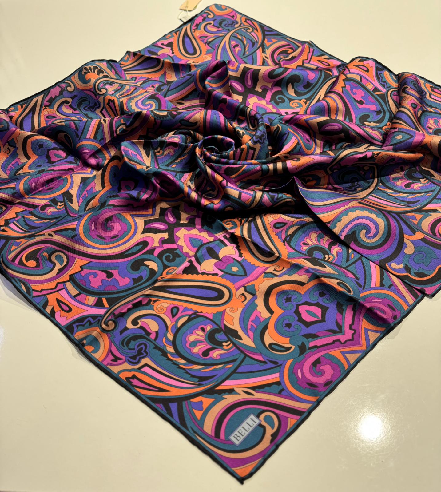 BELLİ TWİLL İPEK EŞARP