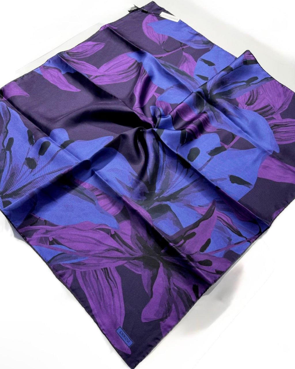 İPEKEVİ LİLİUM DESENLİ EŞARP