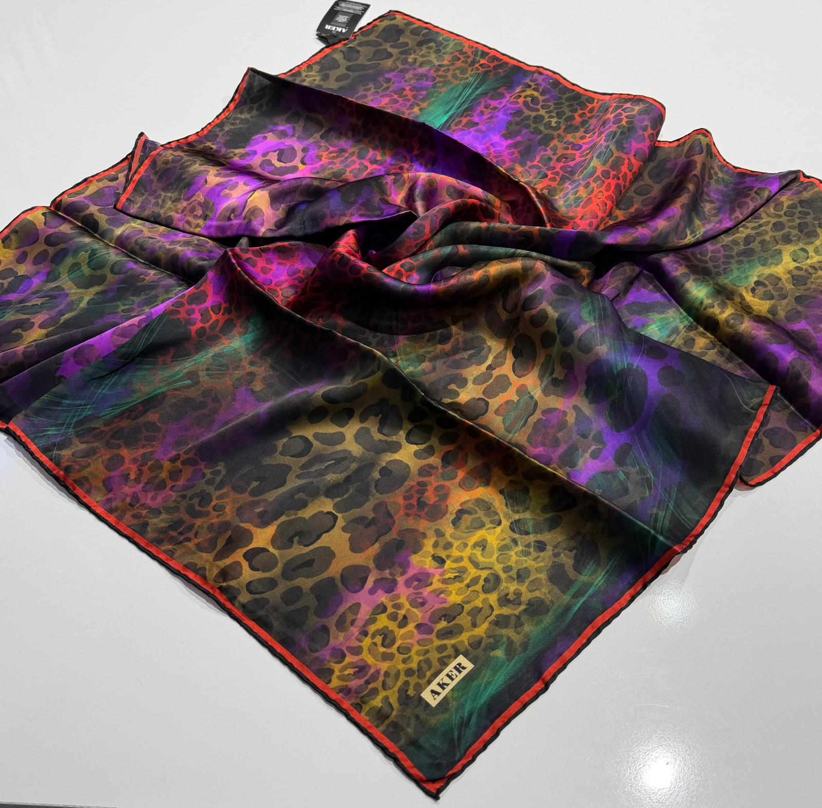 Aker Leopar Desen Eşarp