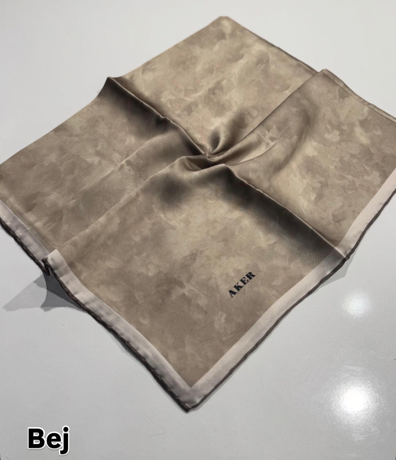 AKER BULUT DESEN İPEK EŞARP