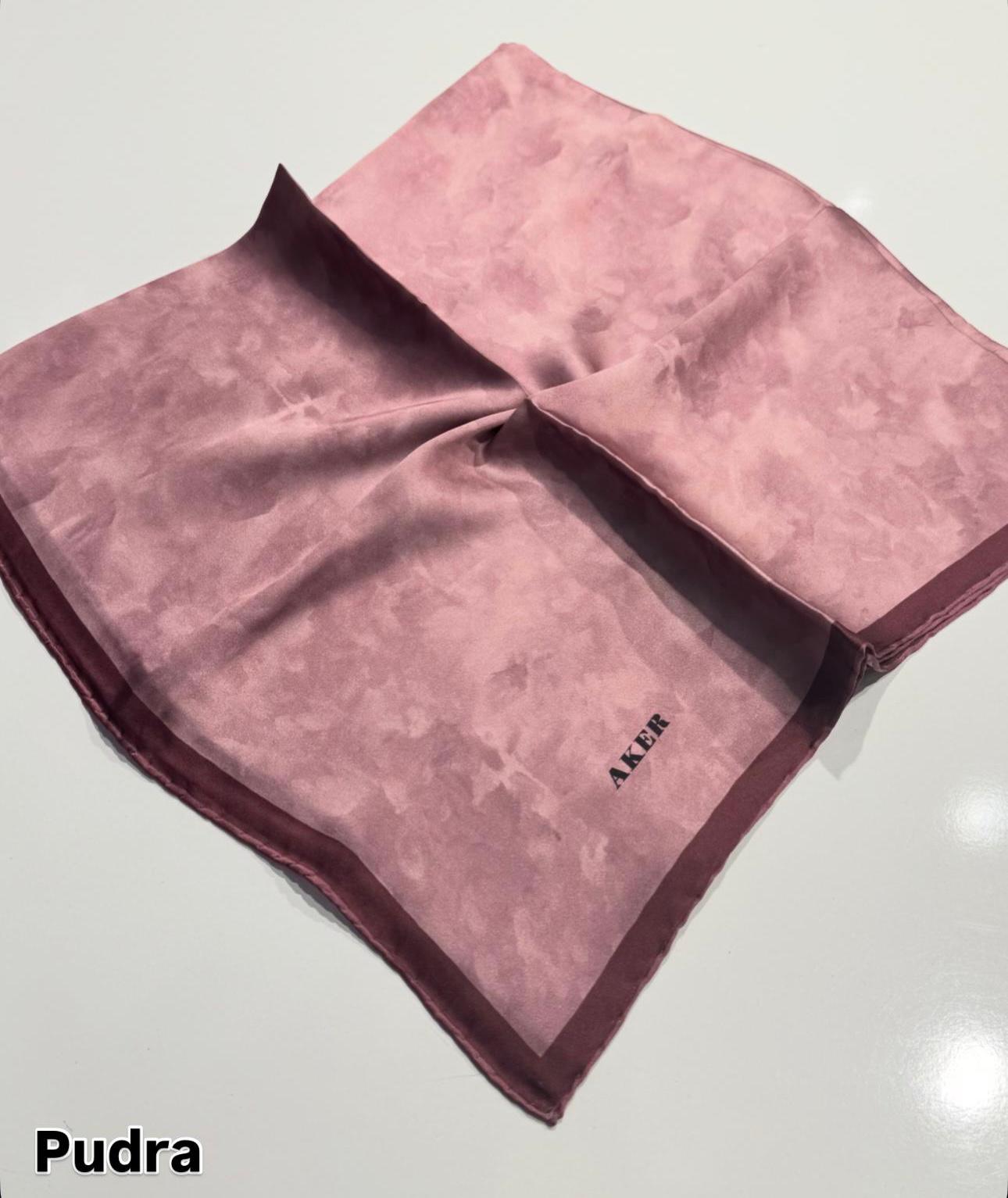 AKER BULUT DESEN İPEK EŞARP