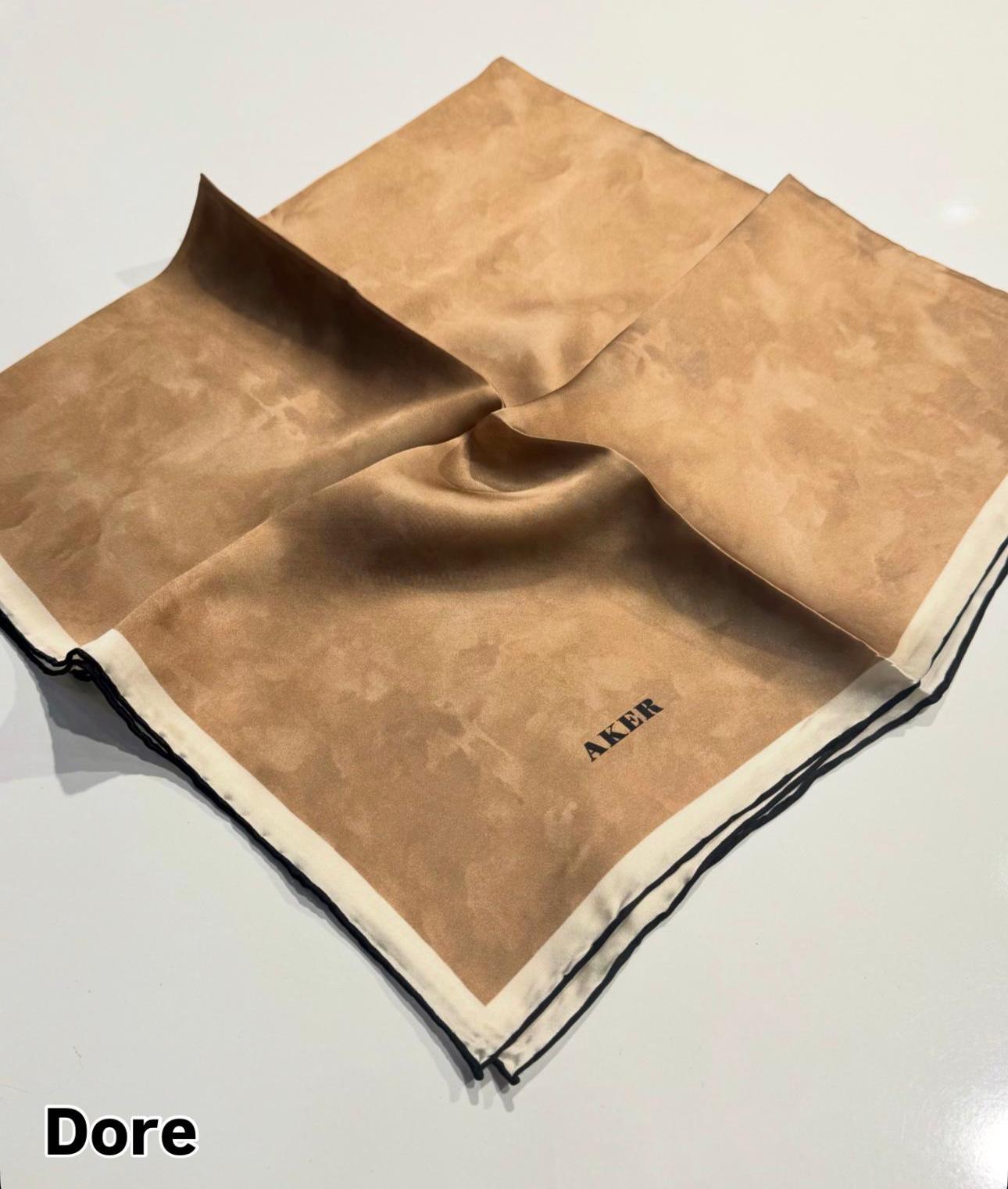 AKER BULUT DESEN İPEK EŞARP