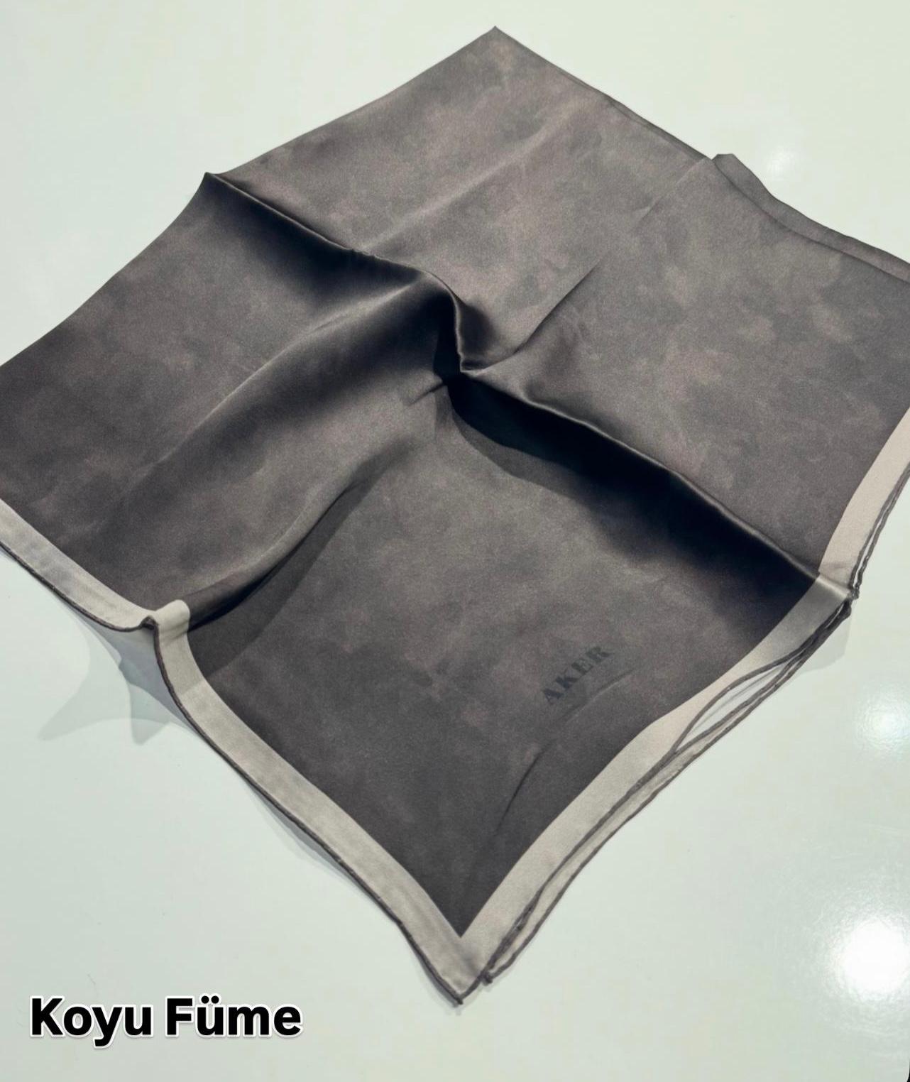 AKER BULUT DESEN İPEK EŞARP