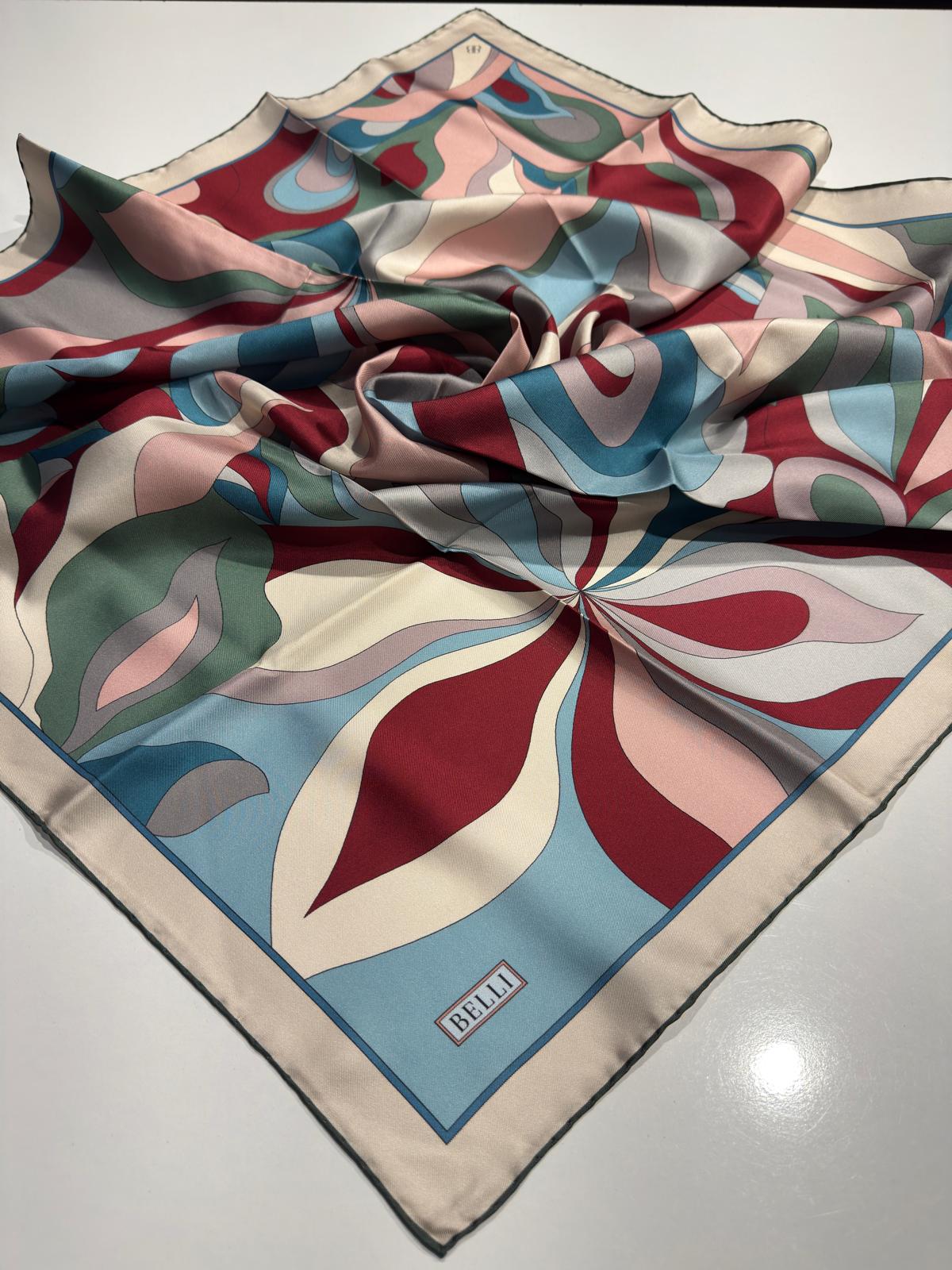 BELLİ TWİL İPEK EŞARP