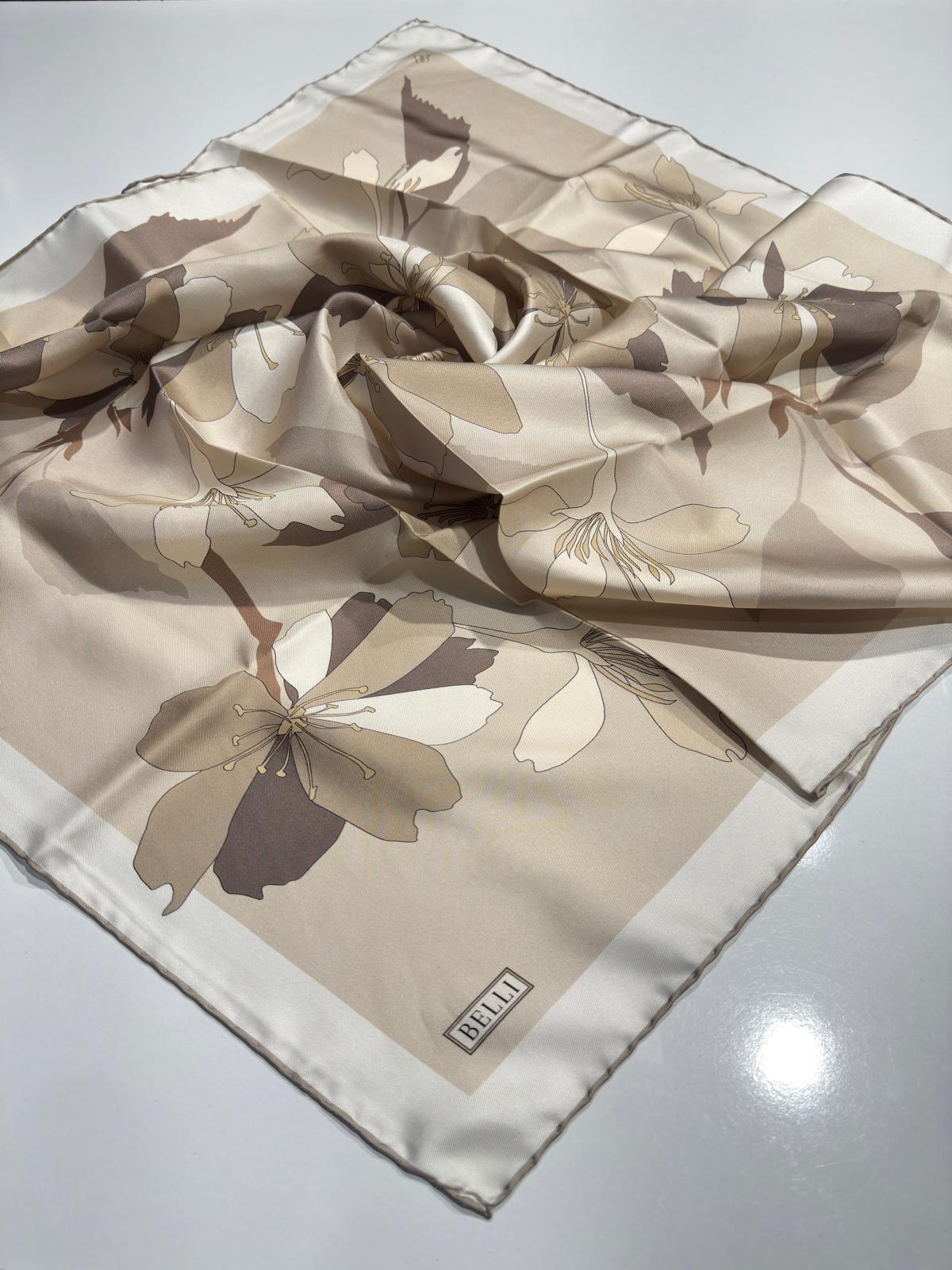 BELLİ TWİL İPEK EŞARP