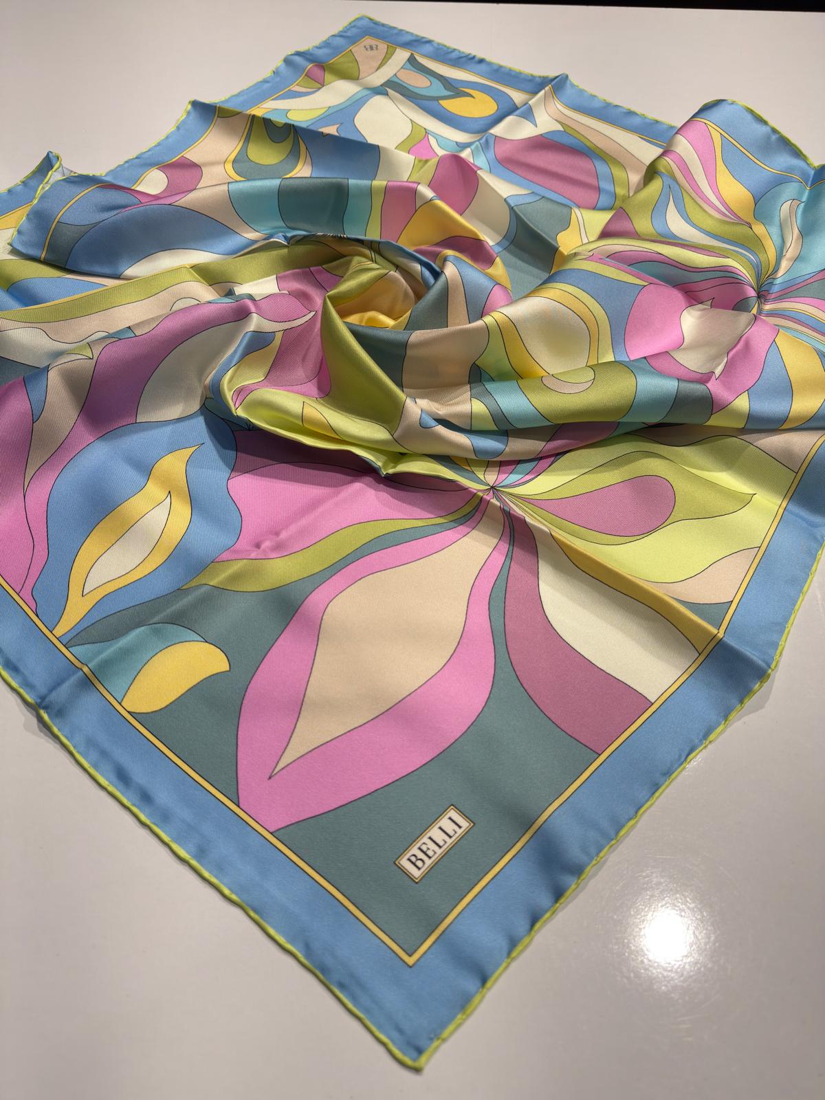 BELLİ TWİL İPEK EŞARP