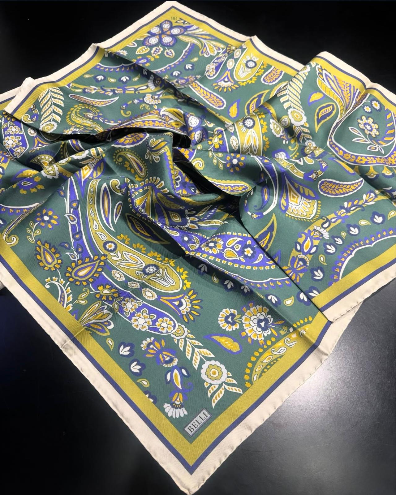 BELLİ TWILL İPEK EŞARP