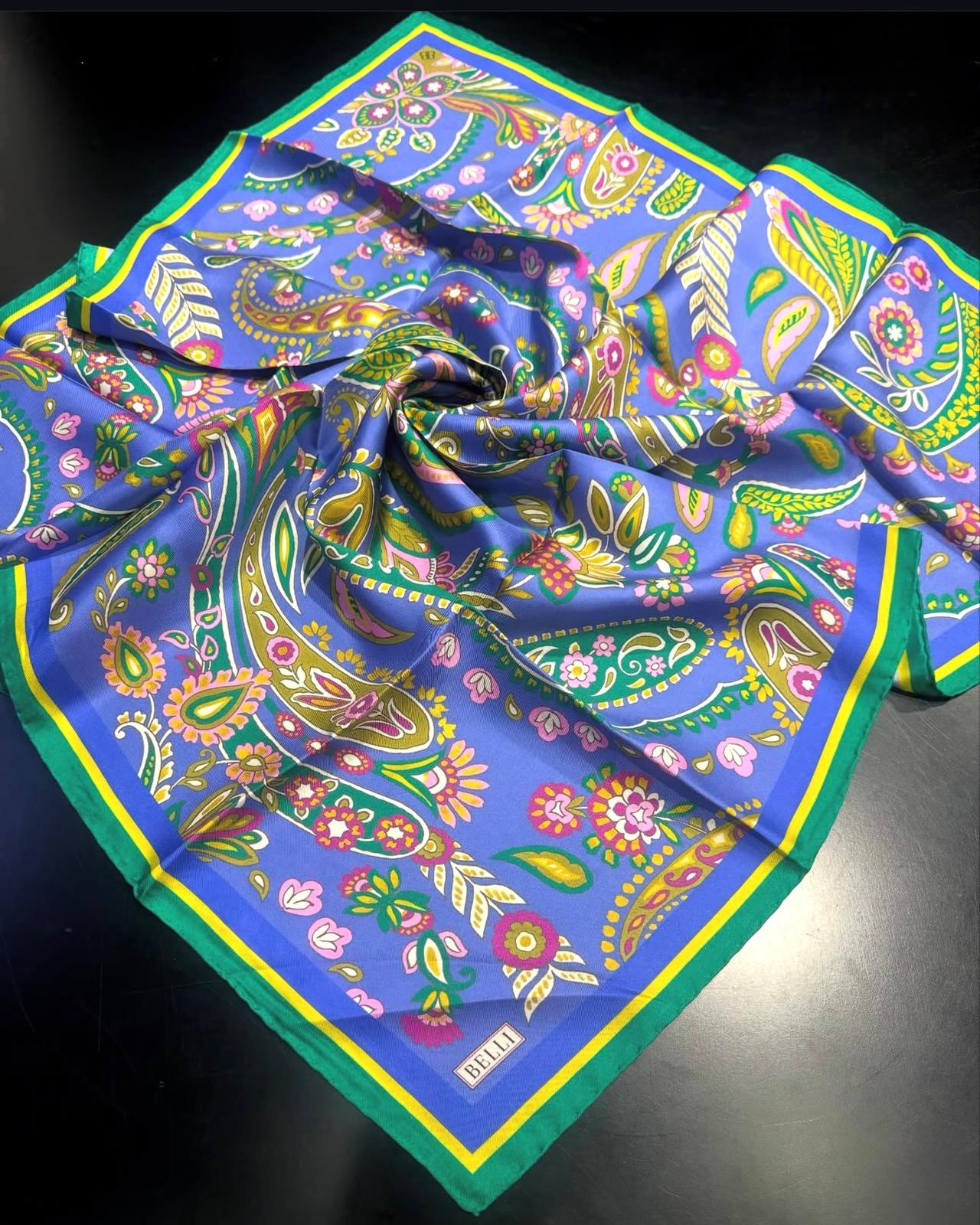 BELLİ TWILL İPEK EŞARP