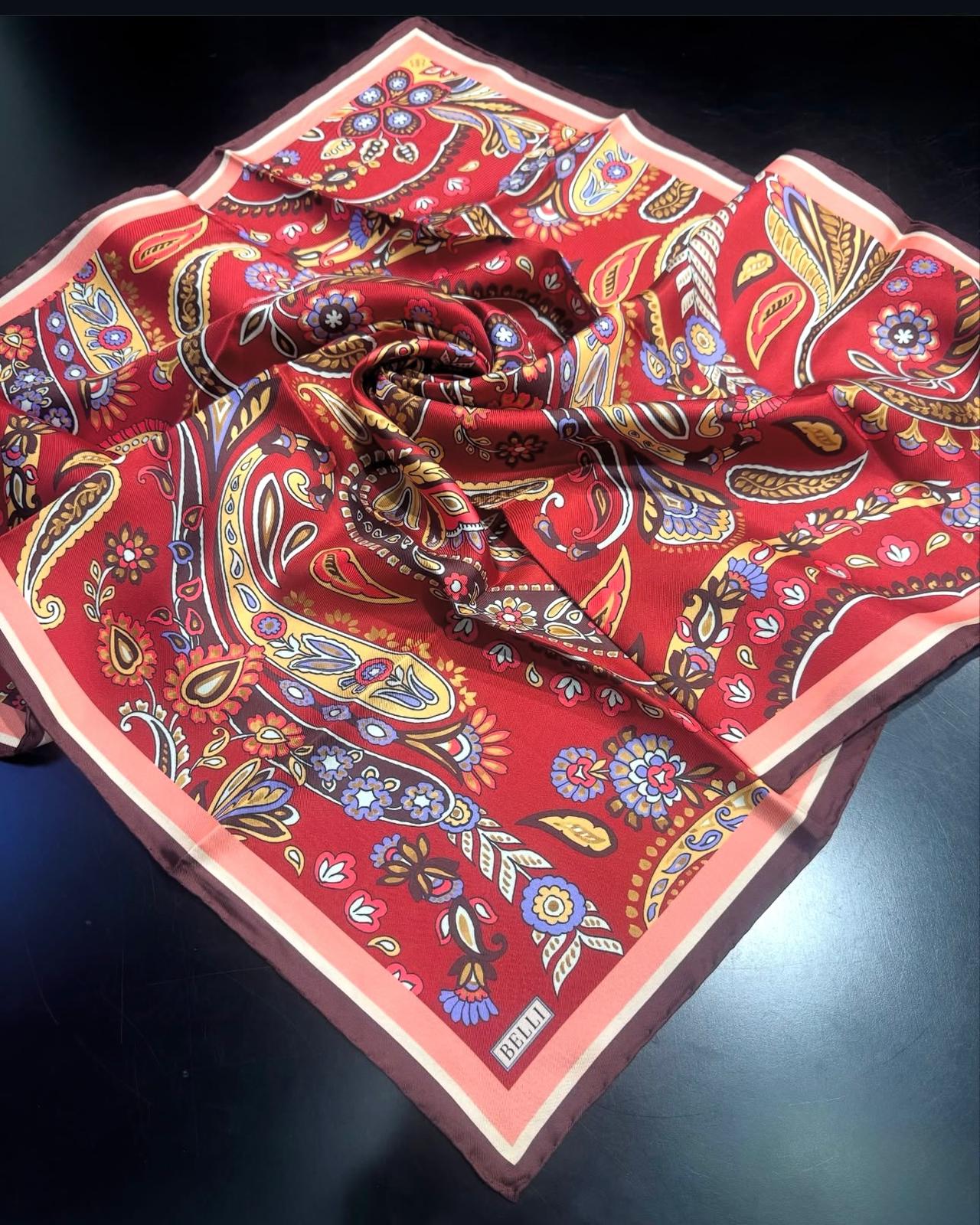 BELLİ TWILL İPEK EŞARP